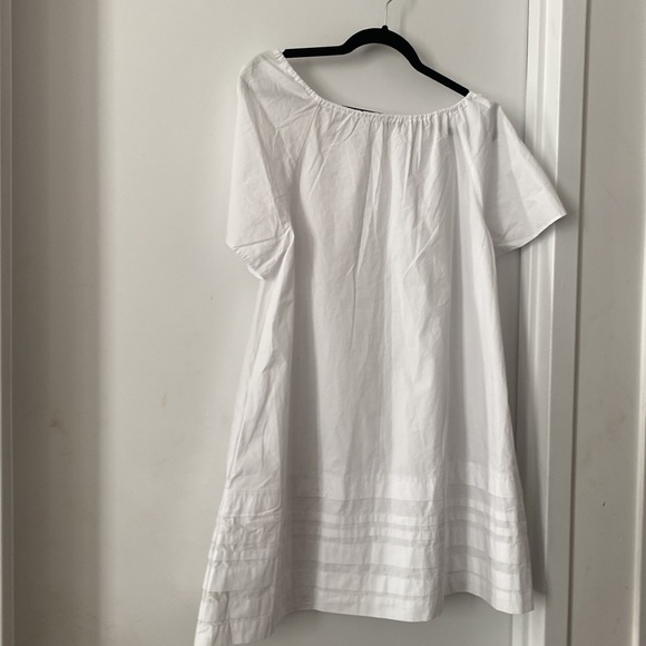 MADEWELL Flutter Sleeve Cotton Poplin Minidress - Picture 7 of 7